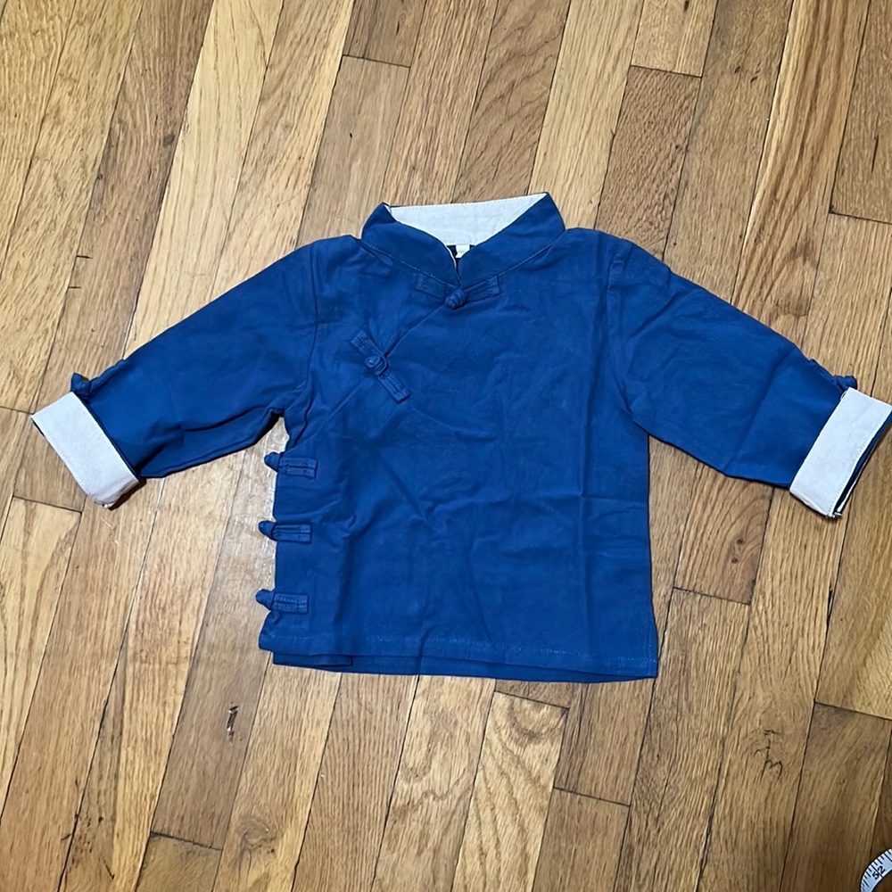 2024 Little Girls Boys Kids Chinese New Year Traditional Blouse Lunar New Year